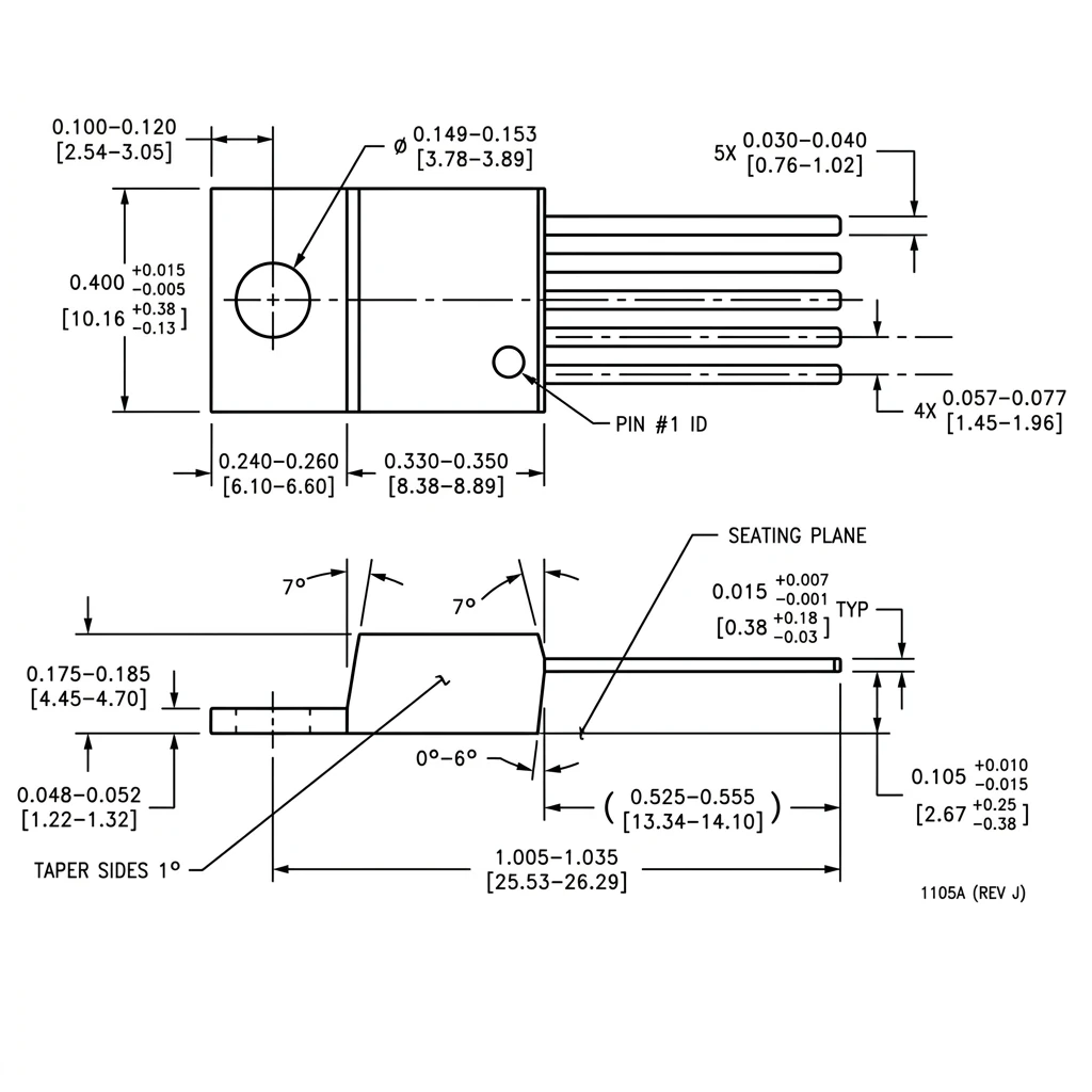 آی سی 5 ولت LM2576T پکیج TO220-5📑(کپی و اقتصادی)