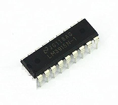 LM3915 آی سی نمایشگر سطح صدا و سیگنال DIP18(اورجینال)