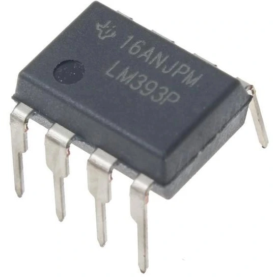 LM393P آی سی مقایسهگر ولتاژ DIP8(اورجینال)