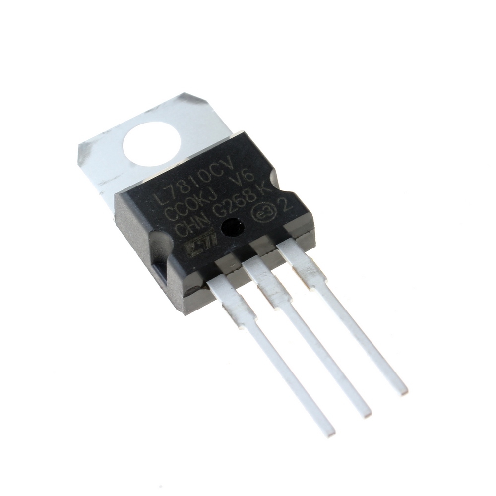 رگولاتور برند ST مدل L7810CV-DG پکیج TO-220 سه پایه(کپی)