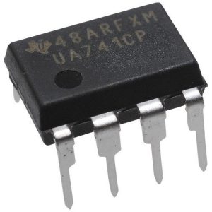 UA741CP آی سی آپ امپ TI با پکیج DIP8(اورجینال)