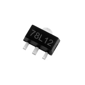 رگولاتور ولتاژ 12 ولت برند CJ مدل 78L12/SMD پکیج SOT-89 سه پایه(اوجینال)