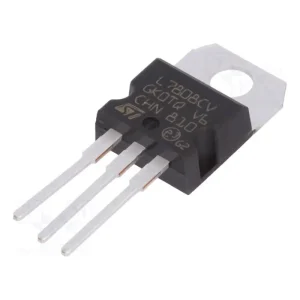 رگولاتور ولتاژ 8 ولت برند ST مدل L7808CV-DG پکیج TO-220 سه پایه(اورجینال)