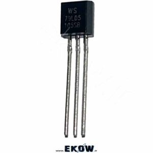 رگولاتور ولتاژ  برند WS مدل 79L05 پکیج TO-92 سه پایه(اورجینال)