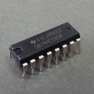 آی‌سی SN74HC595N TI پکیج DIP16 (اورجینال)