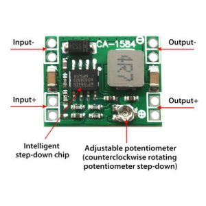 ماژول کاهنده ولتاژ MP1584 قابل تنظیم (MP1584 MODULE ADJUSTABLE)